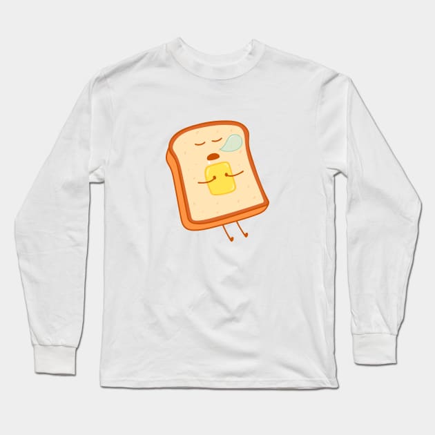 Sleeping bread Long Sleeve T-Shirt by wordspotrayal